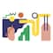 WallPops Very Gay Paint Fun Haus Modular Mural Peel & Stick Wall Decals